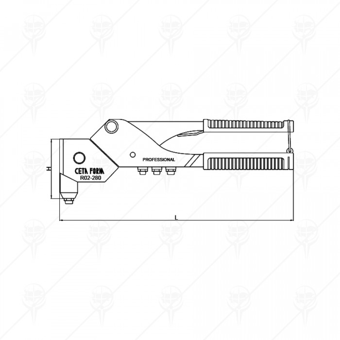 CLESTE PENTRU NITUIT 280 MM; CF