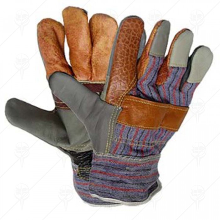 GLOVES FACE LEATHER PARTICOLOURED PASA