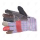 GLOVES FACE LEATHER PARTICOLOURED PASA