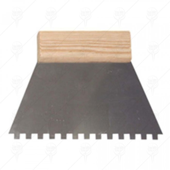 SPATULA TRAPEZOID 6X6 TEETH 300MM