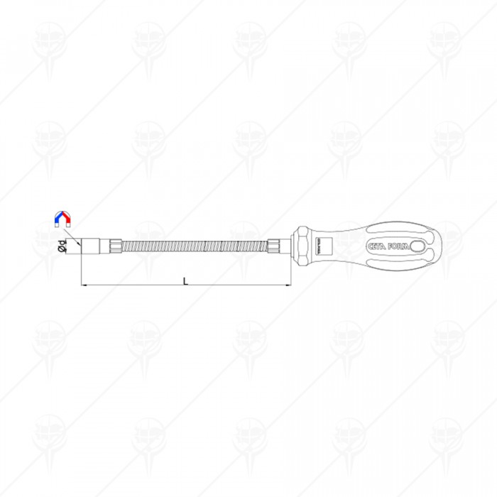 SURUBELNITA MAGNETICA FLEXIBILA, 1KG;