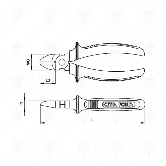 DIAGONAL CUTTERS (Е06-43) CF