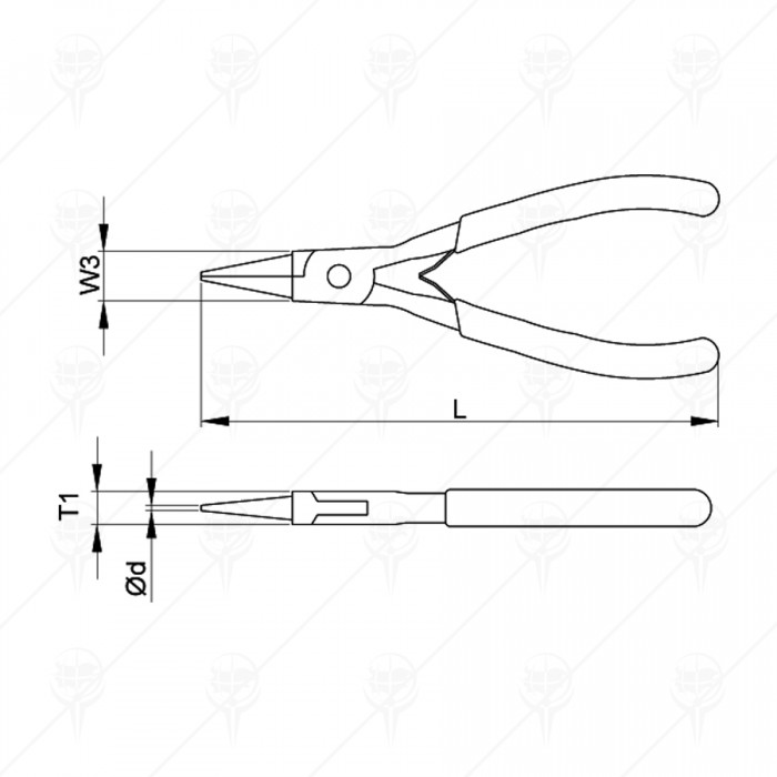 CLESTE SIGURANTA 120 MM; CF