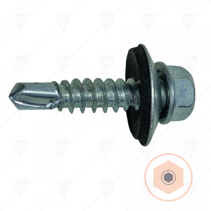 SCREW ROOFING 6.3*120 120PCS - valerii.com