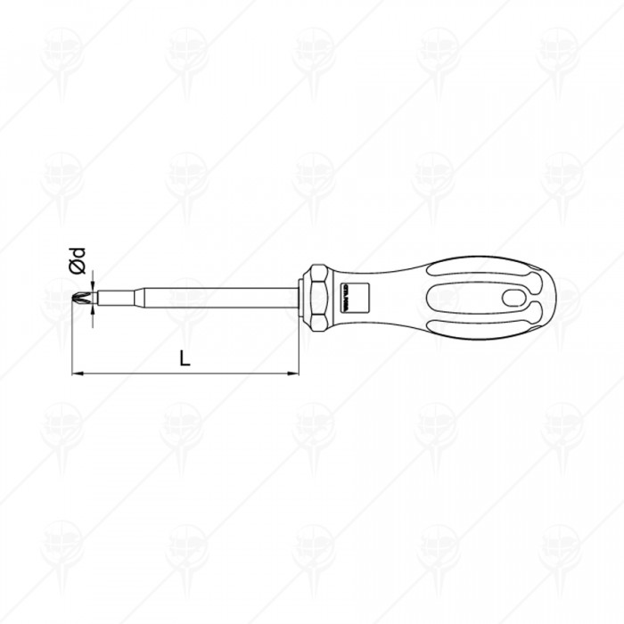 ОТВЕРТКА C+ PH 1000V CF