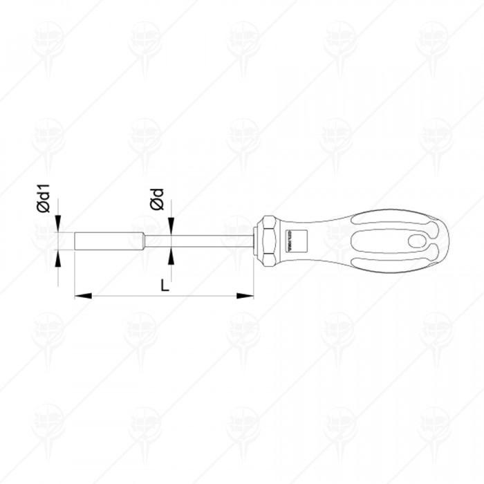 NUT DRIVER 4.0Х125 CF