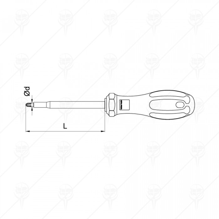 ОТВЕРТКА C+ PZ 1000V CF