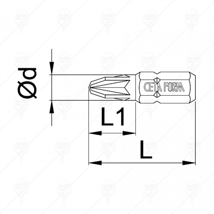 НАКРАЙНИК ЗВЕЗДА PZ1X CETA-FORM