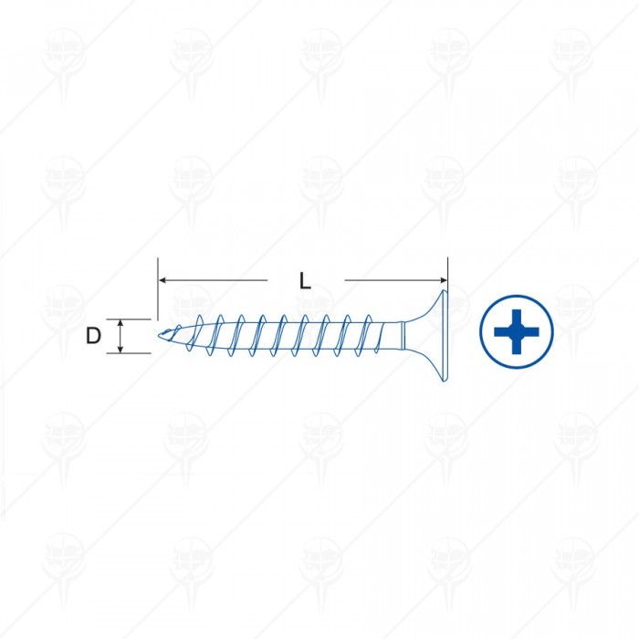 SCREW PHOSPHATED SHARP 3.5