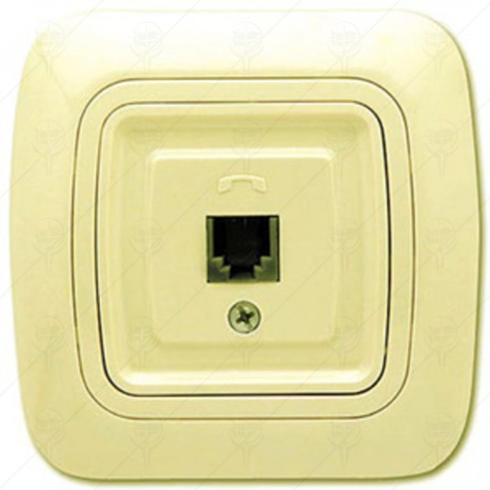 NUMERIC TELEPHONE SOCKET CREAM GOKKU