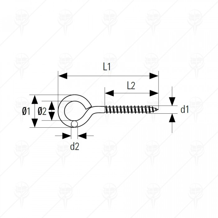 HOOK CLOSE /PYTHON/ 16*30/200 pcs