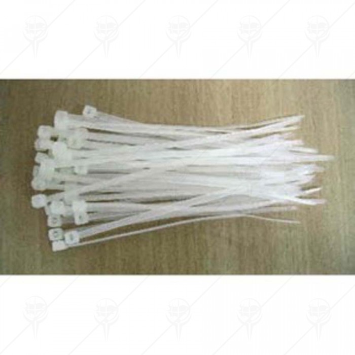 CABLE TIE SET WHITE 150*3.6 MEGA