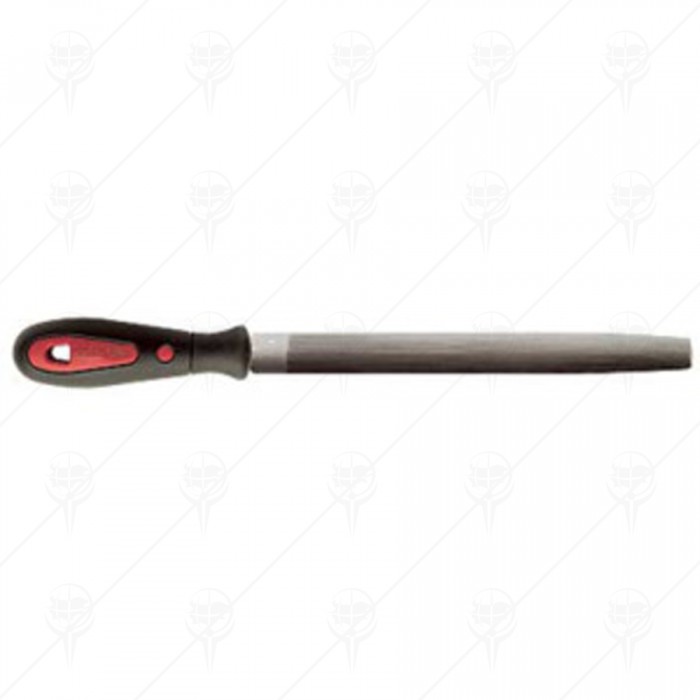 6" HALF ROUND FILE WITH HANDLE CF