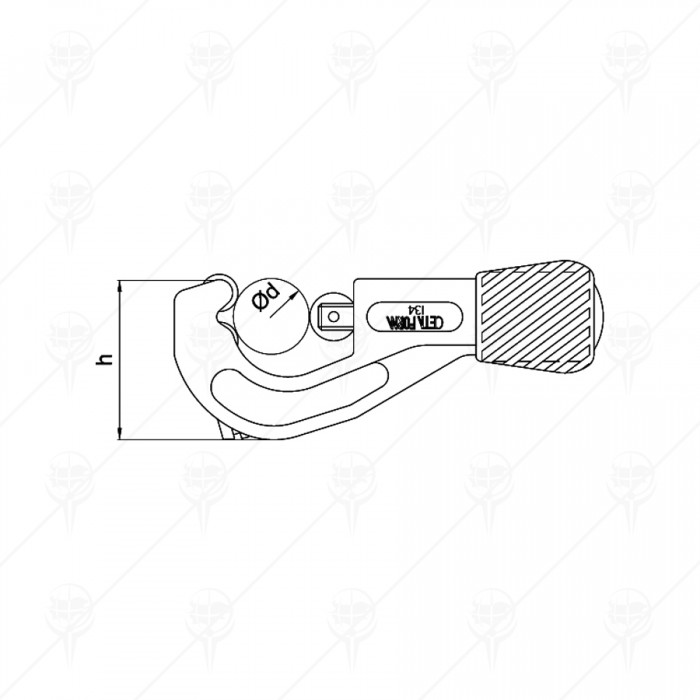 TELESCOPIC COPPER PIPE CUTTER 6-38MM CF