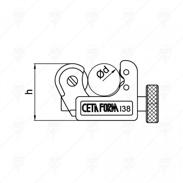 MINI COPPER PIPE CUTTER 3-16MM CF