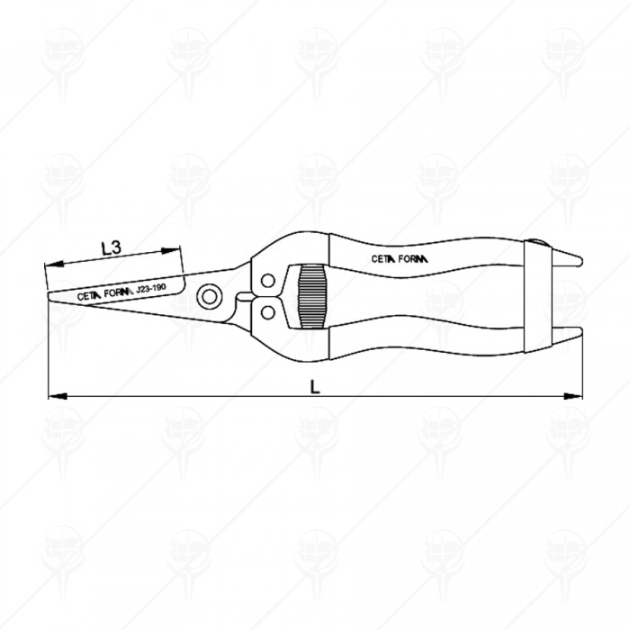 VINE SCISSORS CETA-FORM