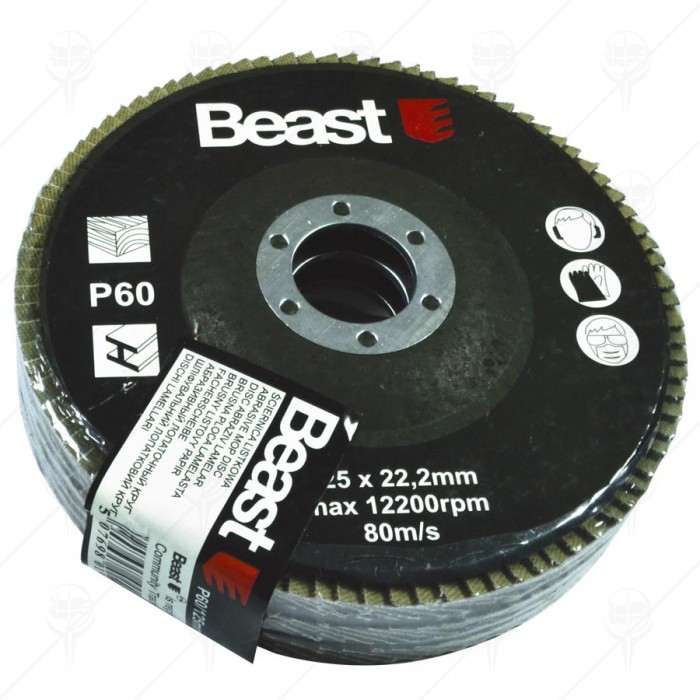 ABRASIVE DISC 125MM 3PCS BEAST