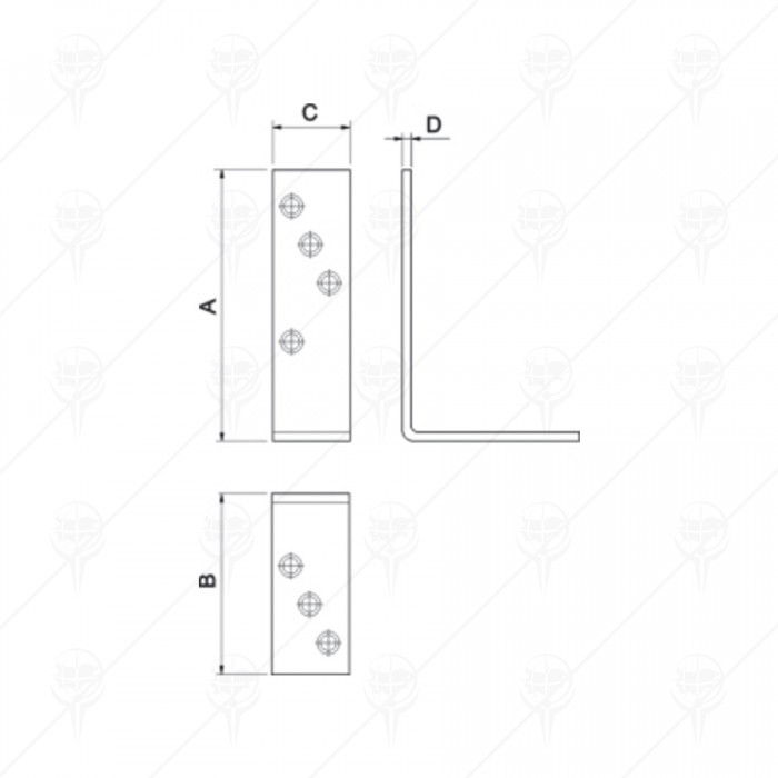 PLATE ANGLE NARROW