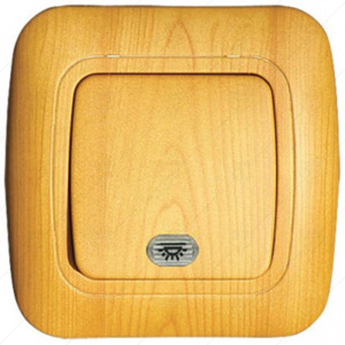 ILLUMINATED CONTROL SWITCH OAK GOKKU