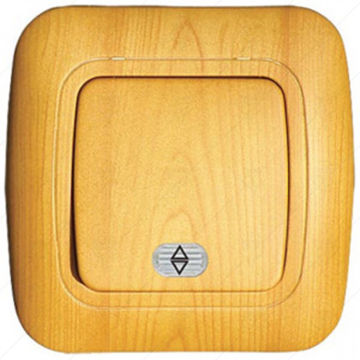 ILLUMINATED TWO WAY SWITCH OAK GOKKU