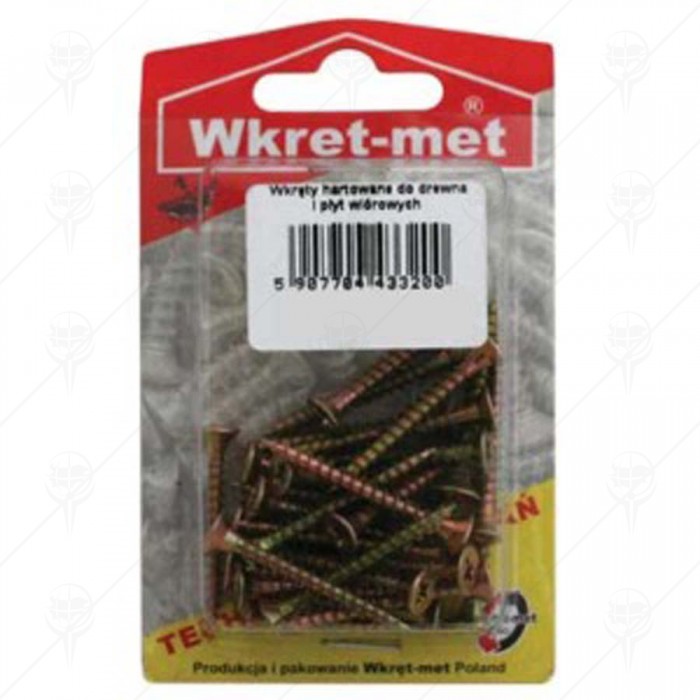 SCREW FOR WOOD 4.5*40 22PCS/PACK WKRET