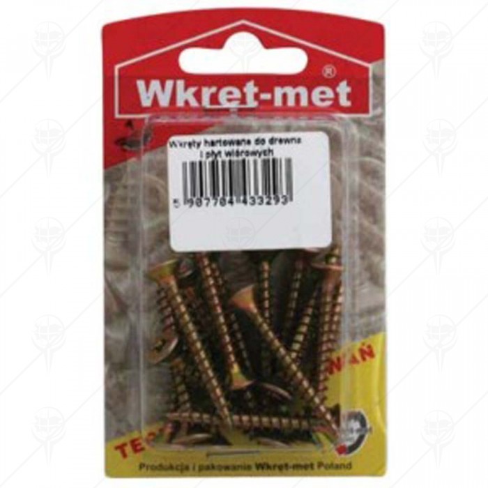 SCREW FOR WOOD 5.0*25 22PCS/PACK WKRET