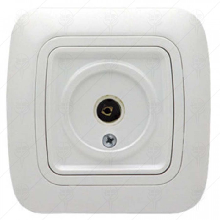 TV-R ANTENNA SOCKET WHITE GOKKU