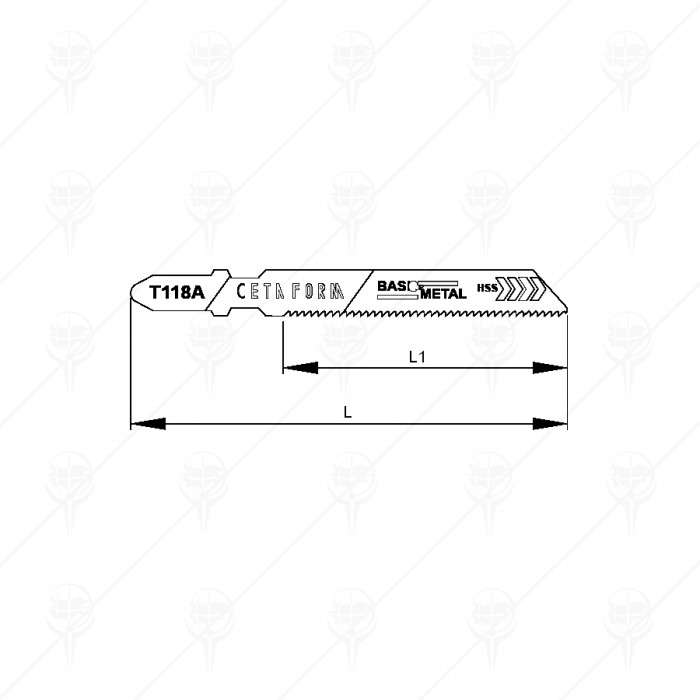 JIGSAW METAL BOSCH 5PCS NORMAL
CETAFORM