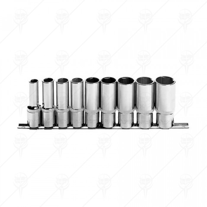 3/8 DRIVE DEEP HAXAGON SOCKETS
9PCS CF