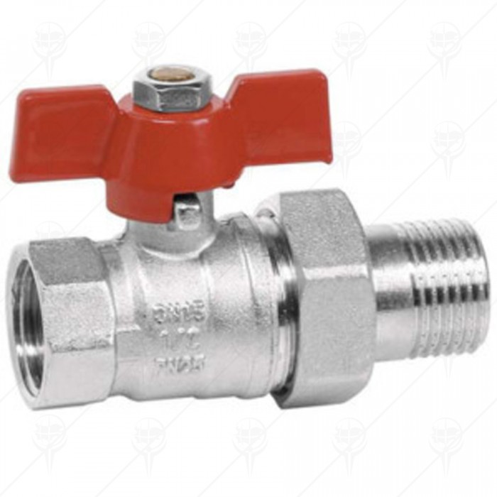 WATER VALVE 1/2" M/F T-HANDLE FERRO