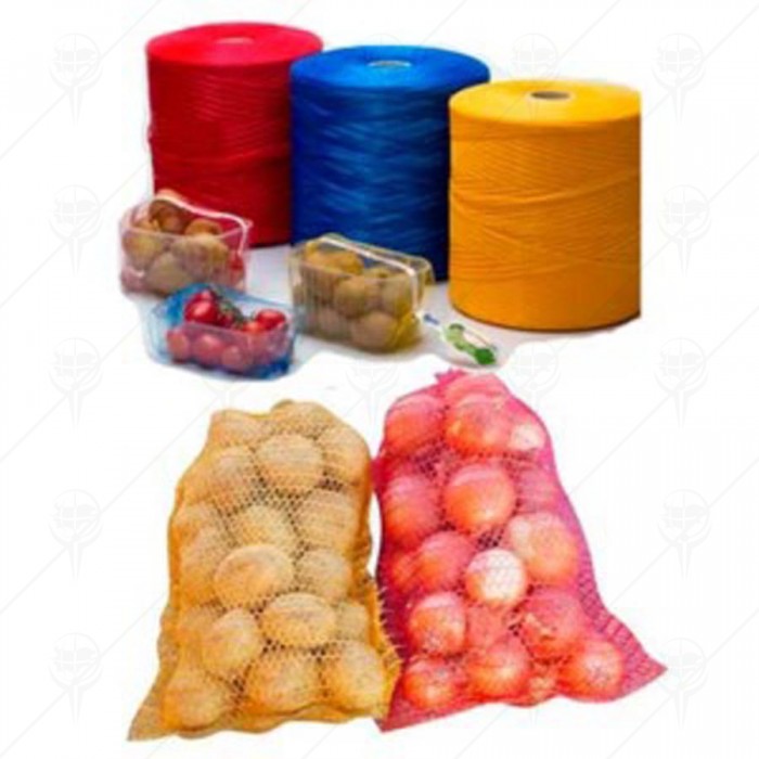 AGRICULTURAL NET FOR PACKAGING - YELLOW /EXTRUDED/