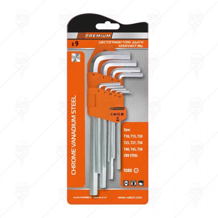 ALLEN KEYS 9PCS/SET PREMIUM