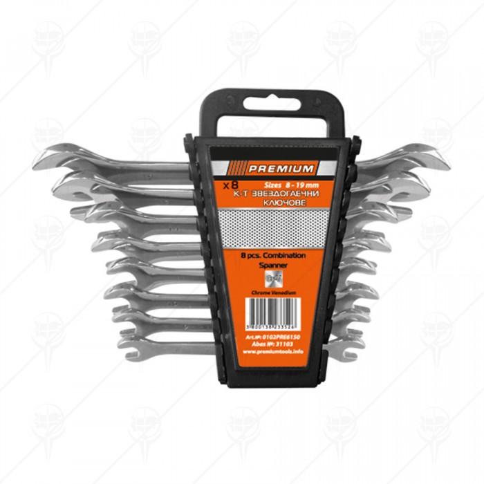 DOUBLE OPEN END WRENCH 12 pcs 6-32 PREMIUM