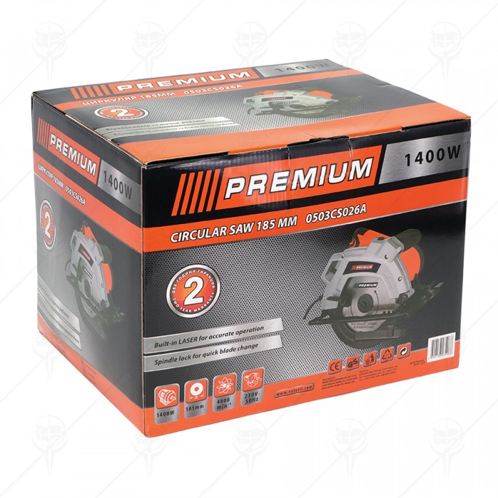 CIRCULAR SAW 1300W 185 MM WITH LASER PREMIUM
