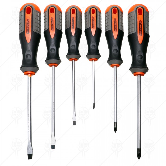 THREE COMPONENT SCREWDRIVER
SET"PREMIUM"6PCS