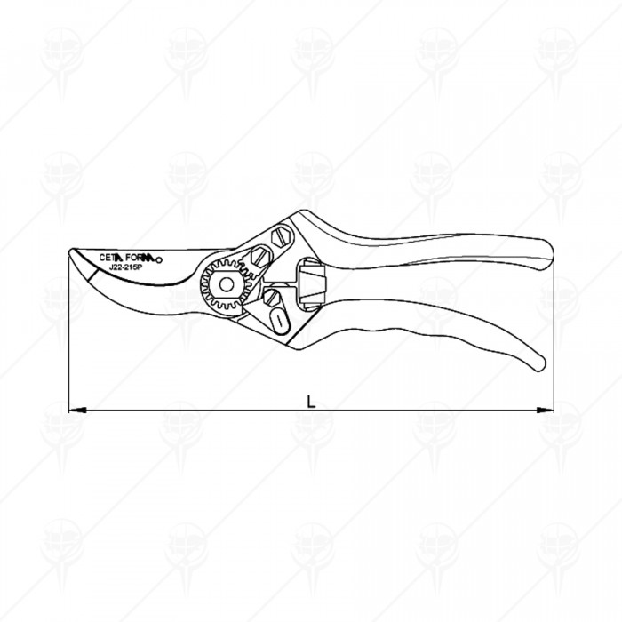 PRUINING SHEARS 8"(210mm) CETA-FORM