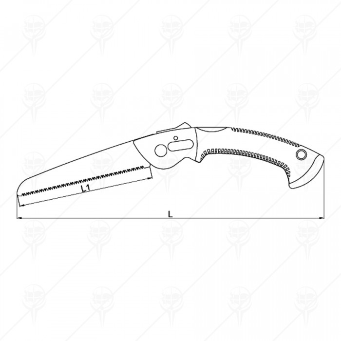 PRUNING SAW 7"(180mm) .CF