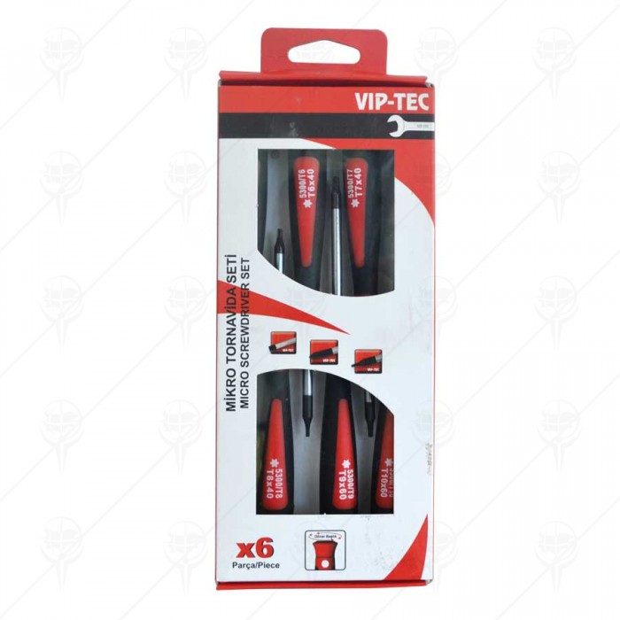 SCREWDRIVER MIKRO 6 SET TORX VIP-TEC