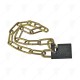 PADLOCK 60MM WITH CHAIN 65CM