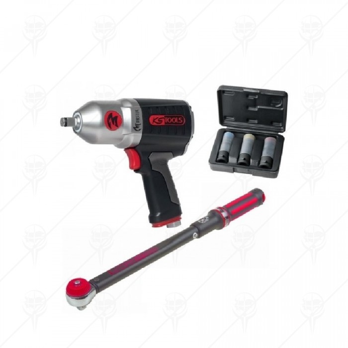 Set Pneumatic Impact Wrench and Torque
Wrench