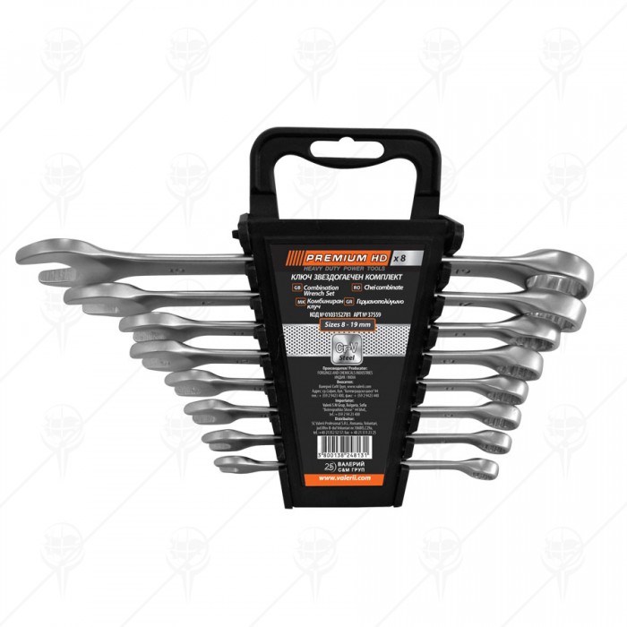 COMBINATION SPANNER 8SET 8-19
PREMIUM HD