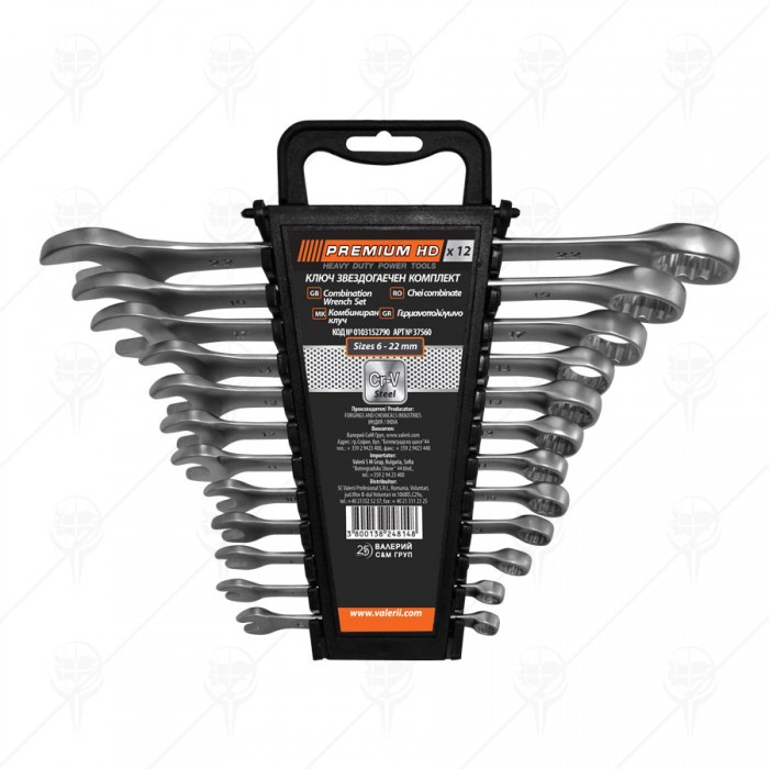 COMBINATION SPANNER 12SET 6-22
PREMIUM HD