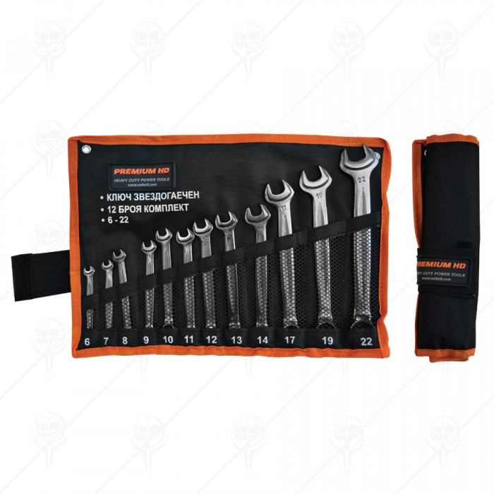 COMBINATION WRENCH 12PCS 6-22 BLACK
PREMIUM
HD