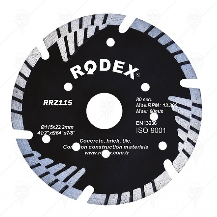 DIAMOND CUTTING DISC TURBO RISING
SEGMENT RODEX