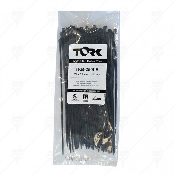 CABLE TIE SET BLACK UV -40/ +85 C
100 БР