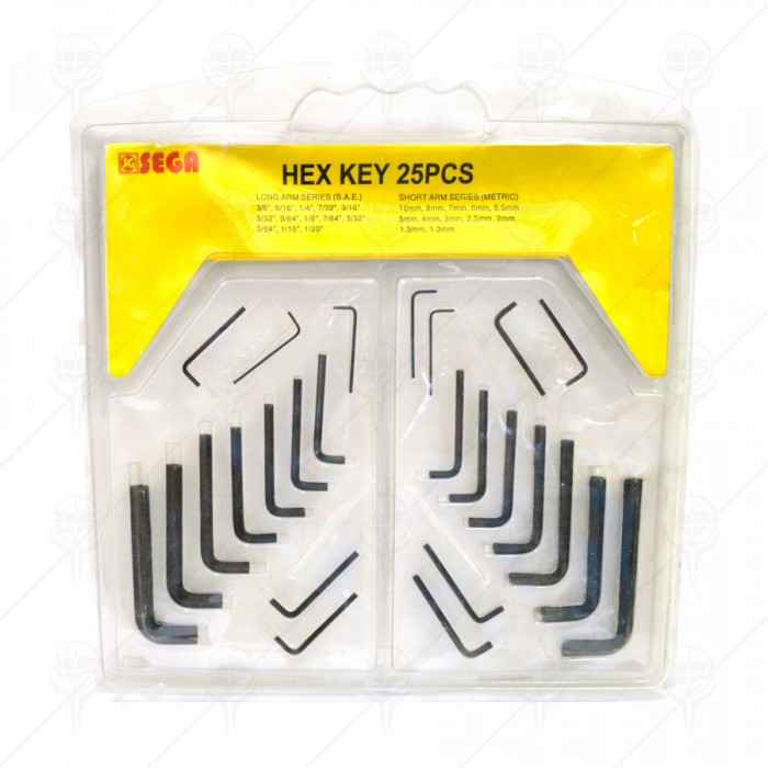 CHEI LOCAS HEXAGONALE 25 BUC.SET , SEG