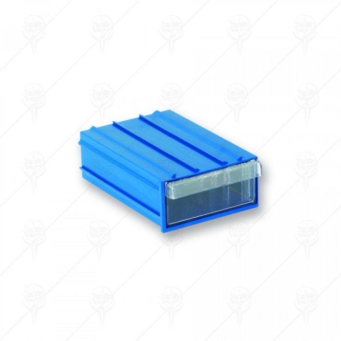 PLASTIC BOX WITH DRAWER 85*120*40
BLUE-TRANSPARENT