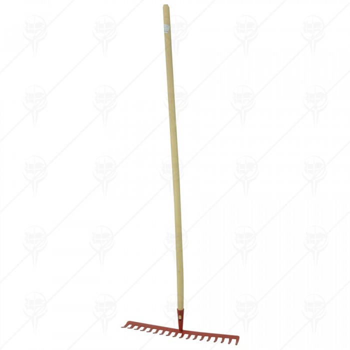 GARDEN RAKE Ø22 18 TEETH WITH HANDLE