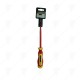 VDE 1000V INSULATED SLOTTED
SCREWDRIVER  PZ1X150MM
PREMIUM HD