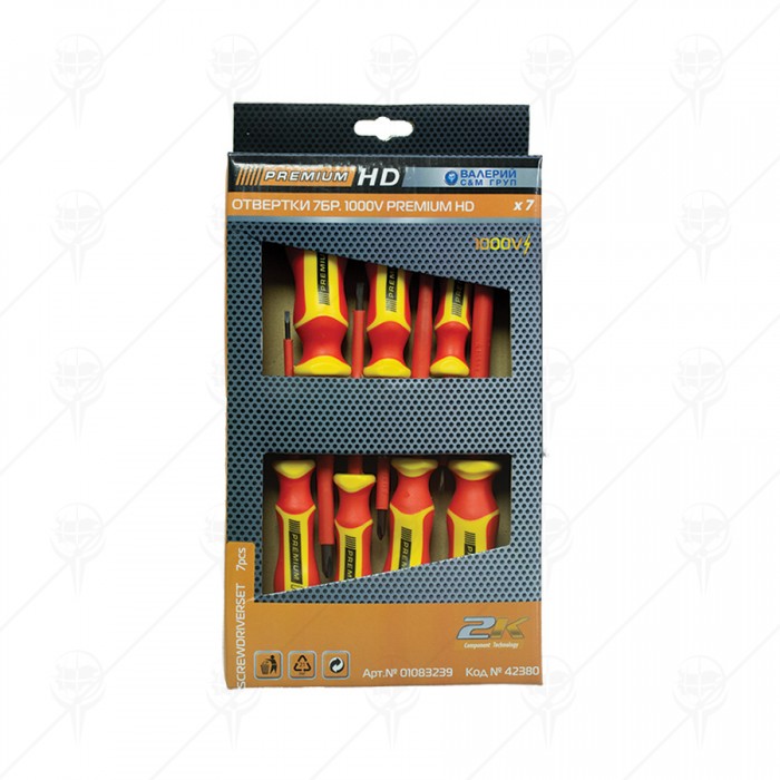 VDE 1000V SET 7PCS SCREWDRIVER PREMIUM
HD